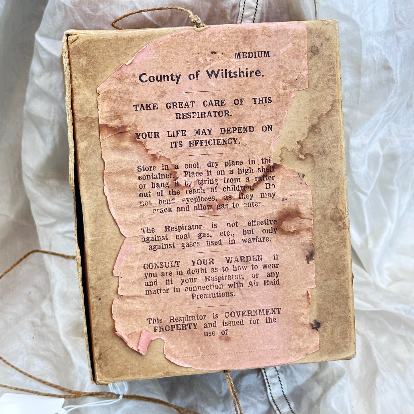 Wiltshire Home Front Gask Mask Box