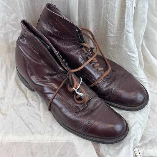 1940s brown boots