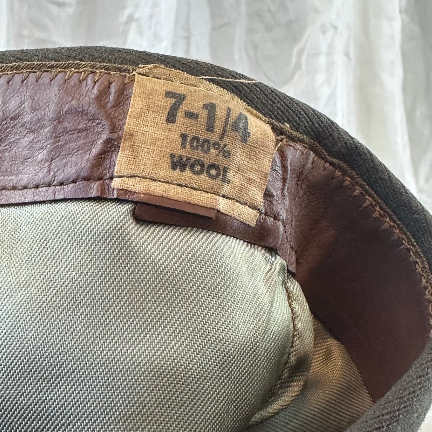 Original US Officers Cap marked 7 1/4