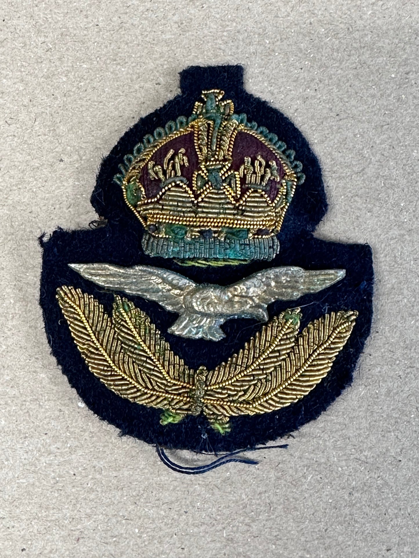 RAF Officers Cap badge