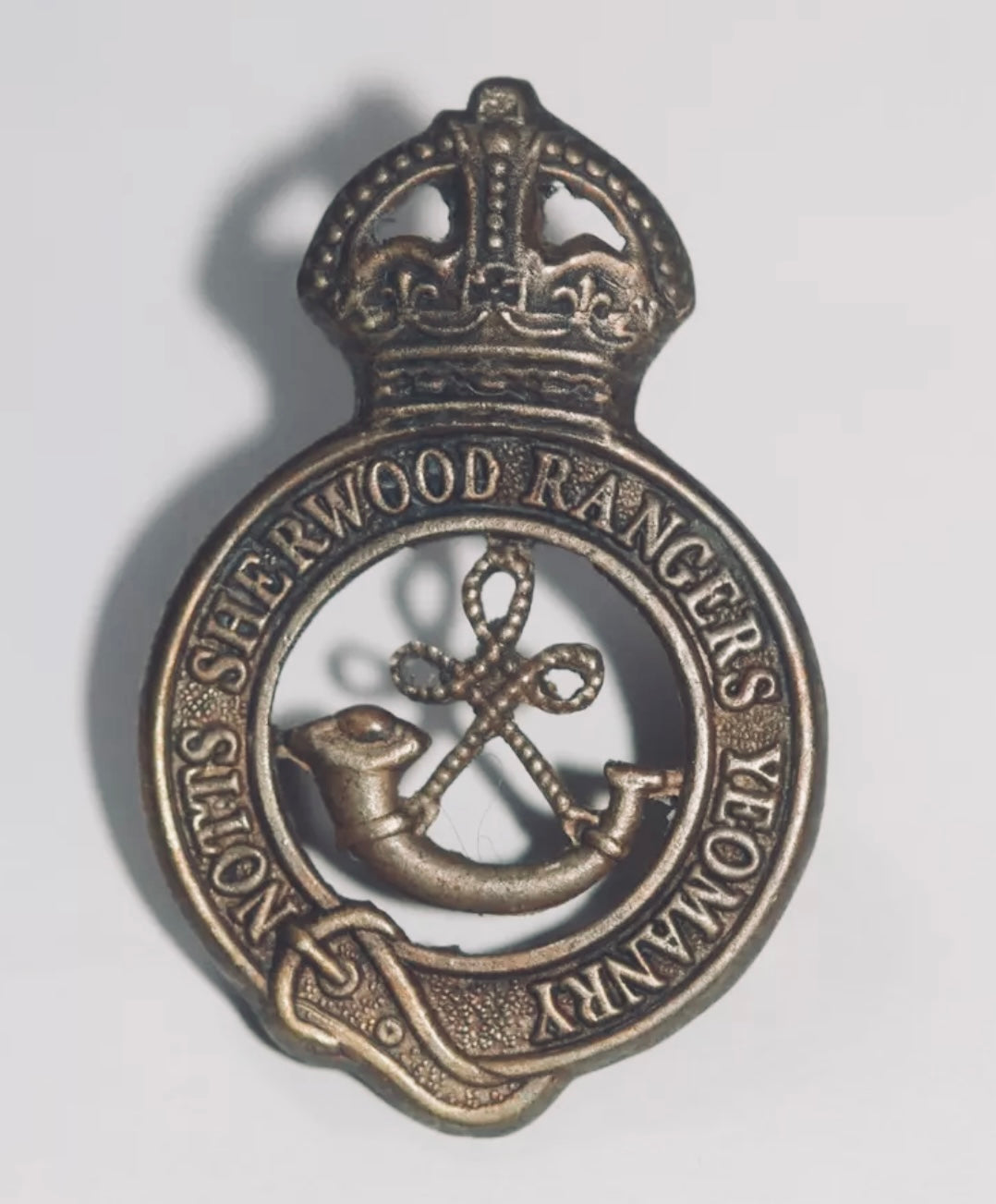 Sherwood Rangers Reproduction Cap Badge