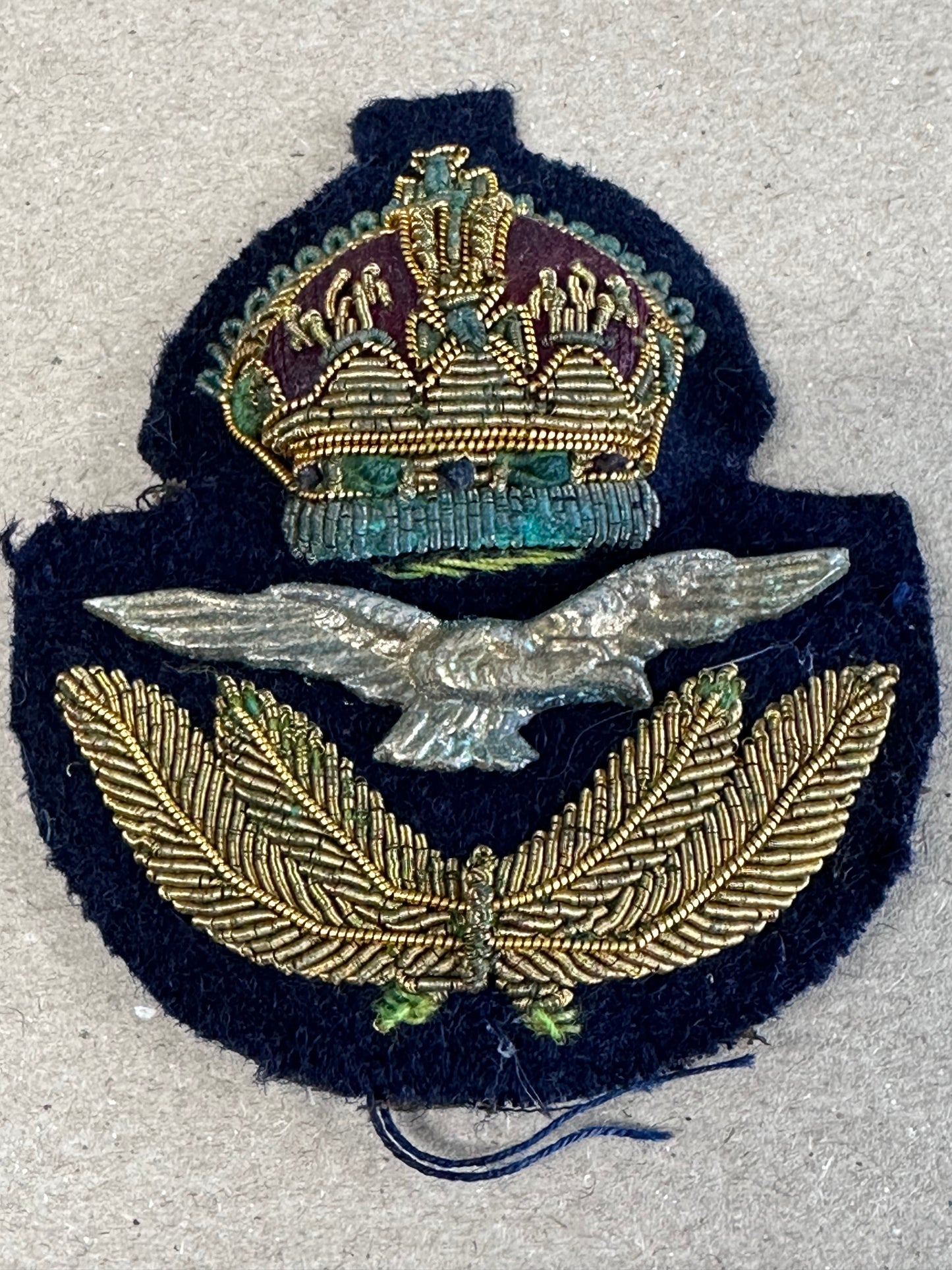 RAF Officers Cap badge