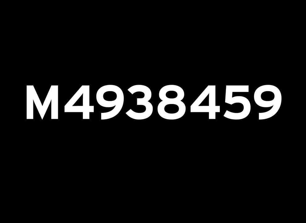 Pair of M numbers for small vehicles Jeep etc – Old Time Design Company
